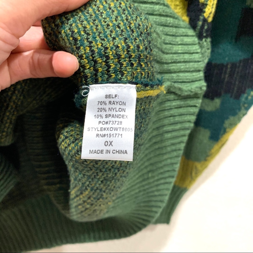 Plus Size Camo Sweater (NWT) - Picture 8 of 8